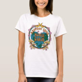 70's Retro Moeder Aarde Grafisch T-shirt (Voorkant)