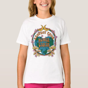 70's Retro Moeder Aarde Grafisch T-shirt