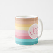 70's Retro Monogram Mok (Voorkant rechts)