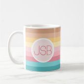 70's Retro Monogram Mok (Links)