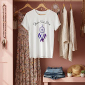 70s retro paarse dromenvanger aangepaste offerte t-shirt