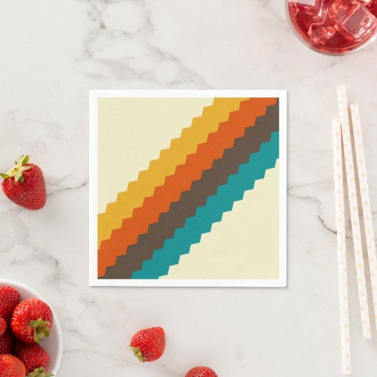 70s Retro patroon Servet (Insitu)