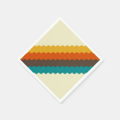 70s Retro patroon Servet (Hoek)