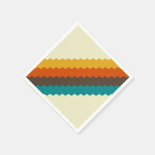 70s Retro patroon Servet