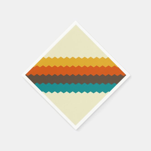 70s Retro patroon Servet (Hoek)