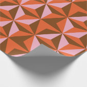 70s retro patroonachtergrond cadeaupapier (Hoek)