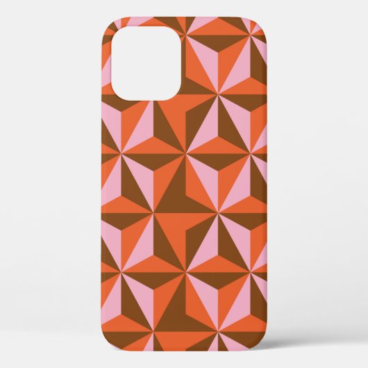 70s retro patroonachtergrond Case-Mate iPhone case (Achterkant)