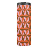 70s retro patroonachtergrond thermosbeker (Achterkant)