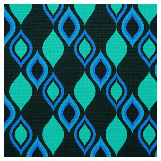 70s retro-patroonstof stof (Swatch)