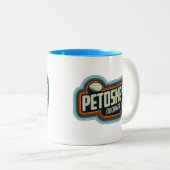 70s Retro Petoskey Michigan  Koffie Mok (Voorkant rechts)
