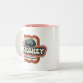 70s Retro Petoskey Michigan Koffie Mok (Voorkant links)