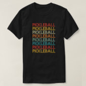 70s Retro Pickleball Paddleball Sports Mam Pap T-shirt (Design voorkant)