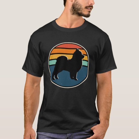70s Retro Pommeren T-shirt (Voorkant)