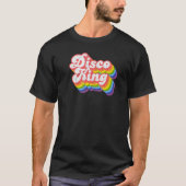 70s Retro Rainbow Disco King T-shirt (Voorkant)