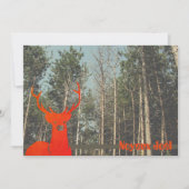 70's retro render met kerst feestdagenkaart (Voorkant)