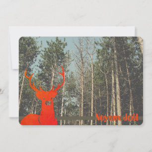 70's retro render met kerst feestdagenkaart