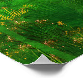 70's Retro Schilderd landschap Poster (Hoek)