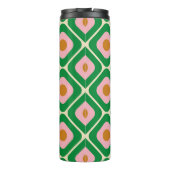 70's Retro Seamless Pattern. 60s and 70s Aesthetic Thermosbeker (Achterkant)