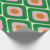 70's Retro Seamless Pattern. 60s en 70s Aesthetic Cadeaupapier (Hoek)