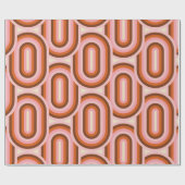 70's Retro Seamless Pattern. 60s en 70s Aesthetic Cadeaupapier (Vlak)