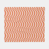 70's Retro Seamless Pattern. 60s en 70s Aesthetic Fleece Deken (Voorkant (Horizontaal))