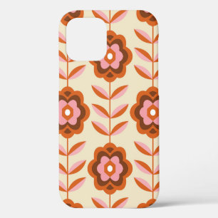 70's Retro Seamless Pattern. 60s en 70s Aesthetic iPhone 12 Hoesje