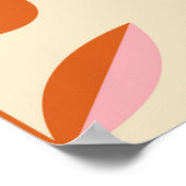 70's Retro Seamless Pattern. 60s en 70s Aesthetic Poster (Hoek)