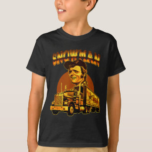 70s Retro Sneeuwman Truck 1970s Vintage Groovy T-shirt