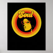 70s Retro Soul Music Gerne Soul Music Poster (Voorkant)