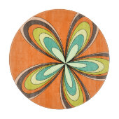 70's retro spring hippie flower power snijplank (Voorkant)