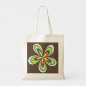 70's retro spring hippie flower power tote bag (Voorkant)