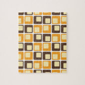 70s Retro Square Shapes Pattern Legpuzzel (Verticaal)