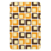 70s Retro Square Shapes Pattern Magneet (Verticaal)