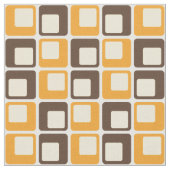 70s Retro Square Shapes Pattern Stof (Close Up)