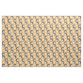 70s Retro Square Shapes Pattern Stof (Fat Quarter)