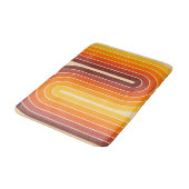 70s Retro  Stijl Geometrisch Ontwerp Badmat (Gekanteld)