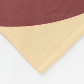 70s Retro  Stijl Geometrisch Ontwerp Fleece Deken (Hoek)