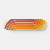 70s Retro  Stijl Geometrisch Ontwerp Persoonlijk Skateboard (Horizontaal)