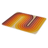 70s Retro Stijl Geometrisch Ontwerp Snijplank (Hoek)