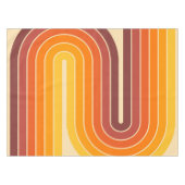 70s Retro  Stijl Geometrisch Ontwerp Tafelkleed (Voorkant (Horizontaal))