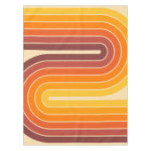 70s Retro Stijl Geometrisch Ontwerp Tafelkleed (Voorkant)
