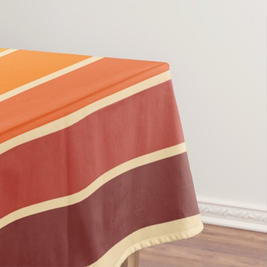 70s Retro Stijl Geometrisch Ontwerp Tafelkleed (Voorbeeld)