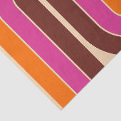 70s Retro  Stijl Geometrisch Ontwerp Tissuepapier (Detail)