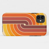 70s Retro Stijl Geometrische Patroon Case-Mate iPhone Case (Achterkant (horizontaal))