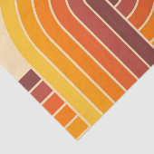 70s Retro  Stijl Geometrische Patroon Tissuepapier (Detail)