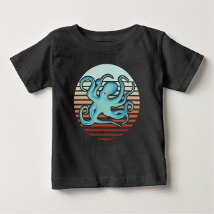 70s Retro Style Octopus