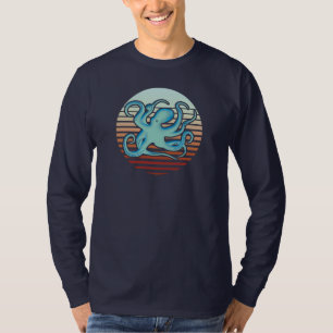 70s Retro Style Octopus T-shirt