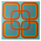 70s retro tiel tegeltje (Voorkant)