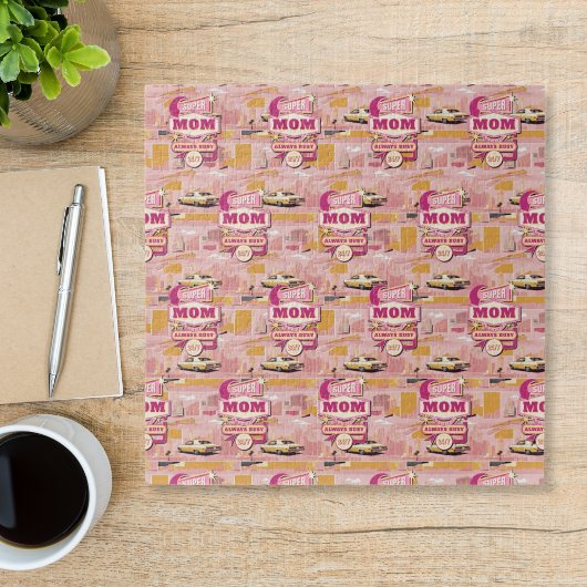 70's Retro Vegas Stijl Super Mam Altijd 24/7 Legpuzzel