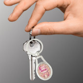 70's Retro Vegas Stijl Super Mam Altijd 24/7 Sleutelhanger